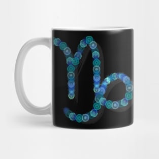 Spirograph Capricorn Zodiac Horoscope Symbol Mug